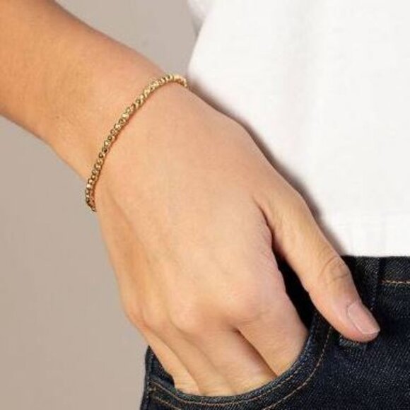 Gorjana Gold Gypset Delicate Stretch Bracelet - Picture 2 of 4